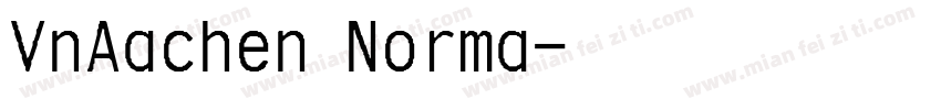 VnAachen Norma字体转换